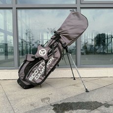 新款高爾夫球包卡梅隆支架包男女通用球袋 時尚輕便多功能高爾夫球袋, 足紋灰色, 1個