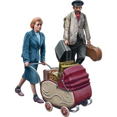 미니 아트 135 난민 뮤지션 패밀리 프라모델 MA38084