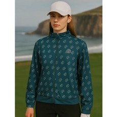 핫플 SALE 맥케이슨 여성 시그니처 씨슬 집업 자켓 그린 MDW3TZ609 1023932, Green/085 1023932