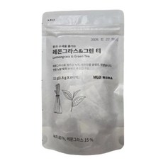 무인양품 향과 수색을 즐기는 레몬그라스 그린 티, 기본선택, 1.5g, 1개, 8개입