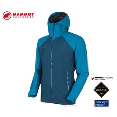 MAMMUT 長毛象 Convey Tour HS 男 GTX 防水外套-寶石藍