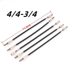 20pcs 고품질 바이올린 스틸 와이어 테일 장기 로프 4/4-1/4 크기. 바이올린 액세서리 테일피스 조절기, 01 violin 4-4 size