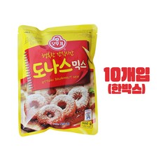 오뚜기 도나스믹스 500gX10개입 BOX 식품 > 가루/조미료/향신료 가루 빵/떡 믹스 기타 빵믹스, 500g, 10개