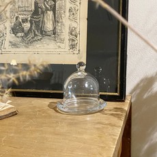 미니 유리돔 글라스돔 캔들 악세사리 보관함 유리함 S, 1개