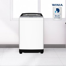 위니아 12kg 저소음 세탁기 통돌이 원룸 사무실 스타드럼 화이트 EWF12WG1W(A)