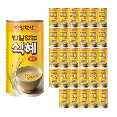 웅진 아침햇살 밥알없는 식혜, 30개, 180ml