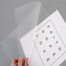 투명 파일홀더 12P A4클리어화일 L화일 a4투명화일