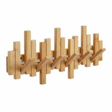 피아노 건반 창의문 후크 현관 후크 벽걸이 선반, 1개, 내추럴L