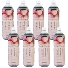 초록나인 복숭아홍차, 1.5L, 8개