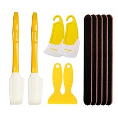 46피스 3D 프린터 액세서리 레진 3D 프린터 후처리 도구 세트 실리콘 매트 장갑 수지 깔때기 SLA/DLP 인쇄용 청소 및 제거 도구 포함, Type 2