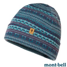 mont-bell 美利奴羊毛提花保暖帽 吸濕排汗 柔軟防臭