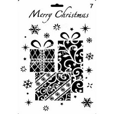 型染版(Stencil) - 蝶古巴特diy-簍空模板-塗鴉模版-繪畫模版，精美蝴蝶圖案，輕鬆打造獨特風格, 1個, B50-0089