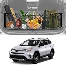 현대 산타페 2025 2024 2026 액세서리를 위한 FIILINES 트렁크 메시 카고 네트 액세서리 리어 정리함 및 보관용 엔벨로프 스타일 네트.