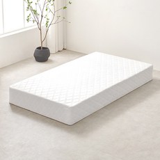 e스마트 솔리드 독립스프링 매트리스 슈퍼싱글 SS, 화이트, 230mm, 중간