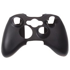 適用於 Xbox 360 遊戲手柄保護套 (副廠) - 矽膠防滑, 1個, 黑色