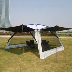 대형 쉘터 그늘막 돔텐트 스크린 거실텐트 타프쉘 메쉬텐트, 3.65m 오프화이트 쉘터 단품