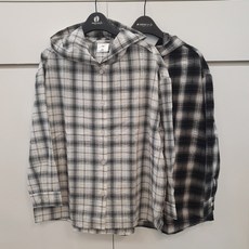 [행텐주니어]_안양점**봄가을**여아 체크 후드 긴팔셔츠 후드남방 주니어 초등 중학생