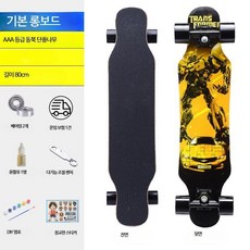 로드 스케이트보드 사륜 스쿠터 거리 보드초보자 롱보드 보드 크루징 입문용 전동 댄싱 다운힐 롱보드 초보자 트릭 장거리 안정감 남성용 롱보드 여성용 청소년 성인보드 데크 트럭, 1개, 기본 롱보드-E