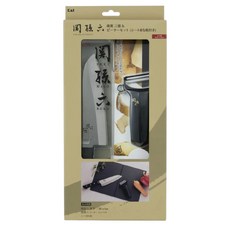 KAI 貝印 關孫六 摺疊砧板 日本製 不銹鋼料理刀 奈島選物, 1個, 三德刀&削皮刀套裝 (附砧板)