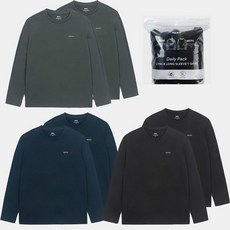 정품 네파 매년완판! 공용 기능성 투팩 기모 패키지 긴팔 티셔츠 1+1 (2pack) 7KE5300