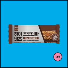 [담담싸] 엄마사랑 하이 프로틴바 넛츠, 12개, 40g