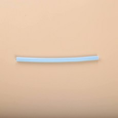 寶寶餐具W2 卡扣食品級矽膠吸管 可拆式吸管 輔食吸管 嬰幼兒吸管杯配件, 藍色（杯類通用）長17.5CM非一次性, 1個