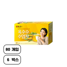 담터 옥수수수염차 티백, 1.5g, 80개입, 6개