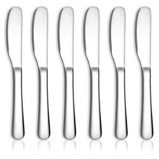 HOMQUEN 스테인리스 스틸 버터 나이프 스프레더 주방 레스토랑 파티용 스프레더 도구 세트, HOMQUEN 스테인리스 스틸 버터 나이프, 스프레더,