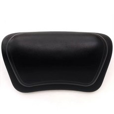 台灣出貨 浴缸枕頭spa頭枕 泡澡防水防滑彈性靠背墊 玫瑰造型浴枕, 黑色, 1個