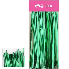 배들 유니아트 (공예철사) 1000 빵끈 (초록) 선물포장 끈