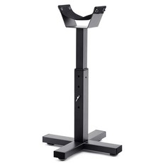 Abbylike 조절 가능한 패리어 스탠드 금속 대장장이 말 발굽 스탠드 5가지 높이 가능 크로스 베이스 말발굽 트리밍 도구 맨발 신발 동물 관리용 블랙, Abbylike 조절 가능한 패리어 스탠드 금속 대장장