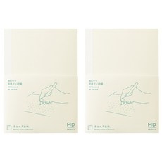 미도리 MD 프로덕트 A6 문고 노트, 도트 격자, 2개