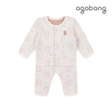 [아가방 내의] 더블곰 오픈내의 돌 봄 신생아 실내복 선물 하기