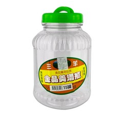 金晶美酒瓶 釀酒 醃製 泡菜 果醋 透明罐, 1個, 600cc