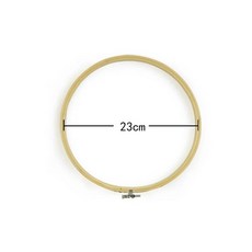 7 크기 10-26CM 대나무 프레임 자수 후프 링 DIY 바느질 공예 크로스 스티치 기계 라운드 루프 핸드 가정용 재봉 도구 219757, Dia 23cm 1pc, 1개