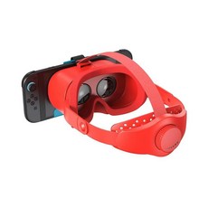 Lichifit LICHIFIT 닌텐도 스위치 2 (2025)용 VR 헤드셋 업그레이드 가상 현실 안경 3D 고글 동공 및 물체 거리 조절 가능한 HD 렌즈 편안한 엘리트 에, 오렌지 블루