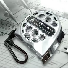 미츠키 스텐 줄자 건설 공구 측정 눈금자 강철 고급 휴대용 공사장 방수, 7.5m, 1개