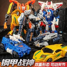 兒童變形汽車玩具機器人坦克機甲飛機模型，靈活關節，男女孩子金剛3-6嵗禮物，臺灣出貨, 1個, 【遊空隼】變飛機,變形汽車機器人