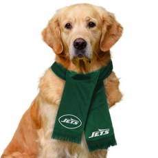 Littlearth NFL 시카고 베어스 애완동물 스카프 - 공식 라이선스 팀 사이즈: 스몰 436794, New York Jets