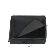 台灣現貨 貓砂盆 大號寵物便攜式貓砂盆 外出摺疊貓砂盆 全開放式防外濺防漏水 車用貓咪廁所, 1個, 黑色-可折疊, 黑色