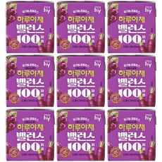 한국야쿠르트 하루야채 밸런스100 퍼플 140ml 6개