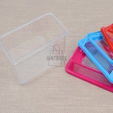 곤충채집통 달팽이집 파충류사육통 어항수족관 미니 달팽이사육통 해수어수족관, 1