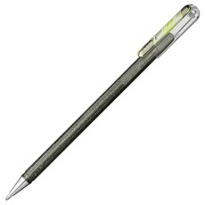 펜텔아츠 글리터 젤 잉크 듀얼 메탈릭 1.0mm 컬러 볼펜, 실버 + 메탈릭 코퍼 & 그린, 1개