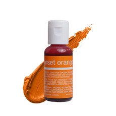 셰프마스터 리쿠아젤 수용성 식용색소 선셋오렌지, 20g, 1개