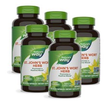 네이처스웨이 프리미엄 세인트존스워트 허브 캡슐 Nature's Way St. John Wort Herb, 180정, 5개