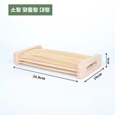 여름 대나무 경추 건강 낮은 중소형클래식 통기성 쿨링 거북목 경추베개, W. 편안함 특대형