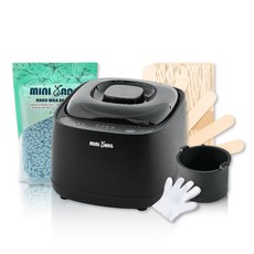 MINI YANG 私密熱蠟除毛超值組 (極墨熱蠟機+天空蘇打蠟豆+ 木棒), 500g, 1個