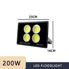 새로운 LED 홍수 빛 AC 220V 100W 400W 200W 300W 야외 500W, Warm White