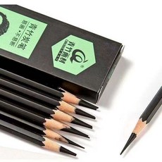 青竹小夥伴炭筆美術生素描速寫碳筆軟碳繪畫鉛筆炭筆素描筆速寫筆, 2盒軟碳+1塊橡皮擦, 1個