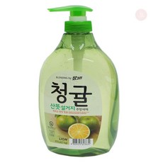 ^^혀니스토어 참그린 청귤 산뜻설거지 주방세제 과일야채세정제 1kg 용기 1EA 주방세정제